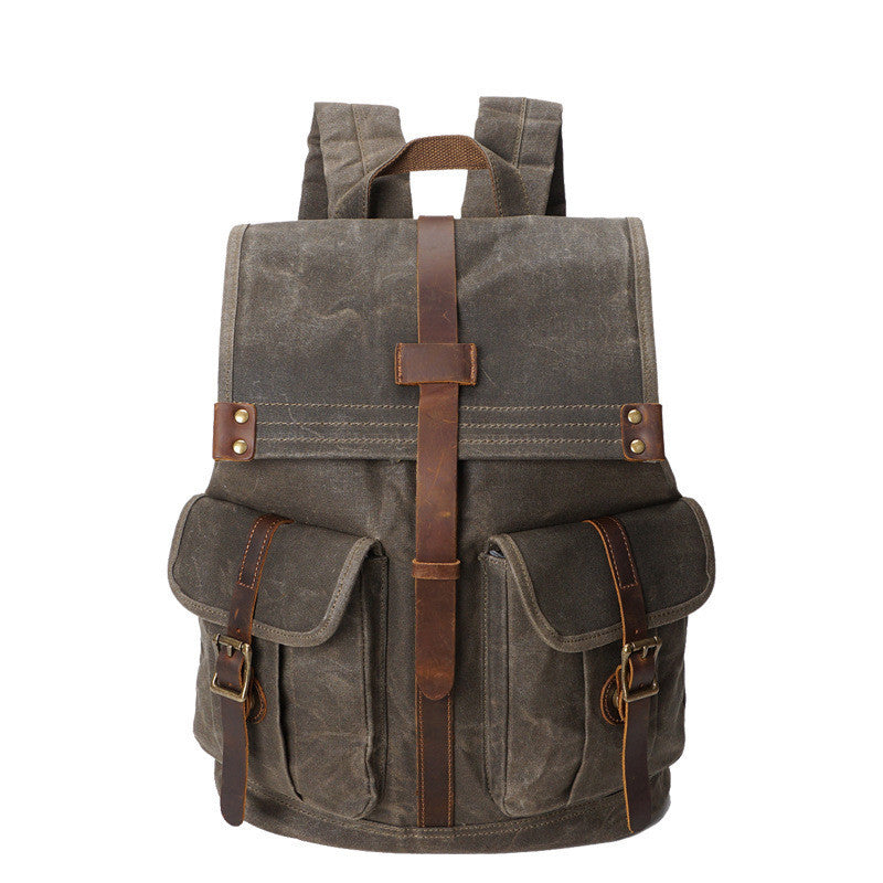 Oil wax rucksack