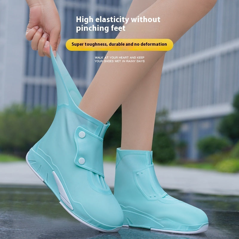 Non-slip Wear-resistant Shoes Bottom Rainy Silicone Rainproof Children's Rain Boots