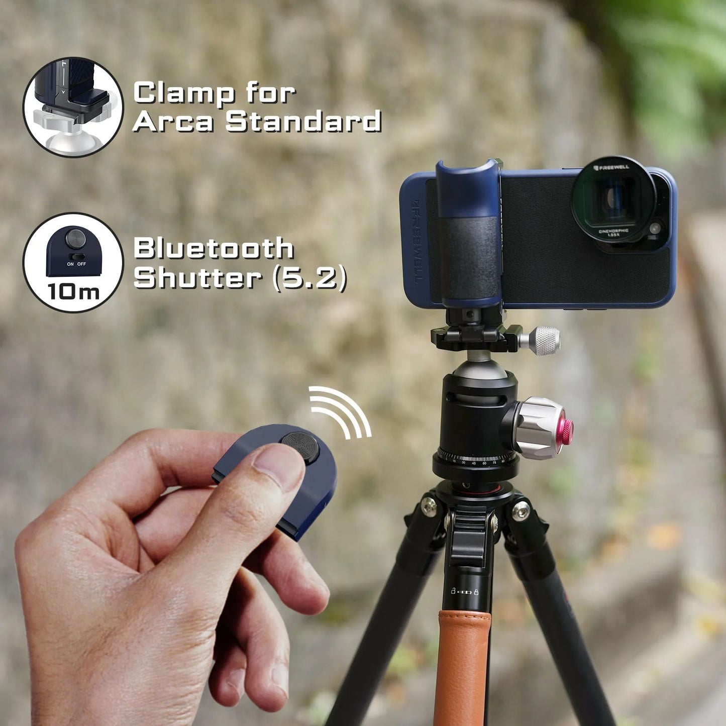 Bluetooth Multifonction Bracket Selfie Stick