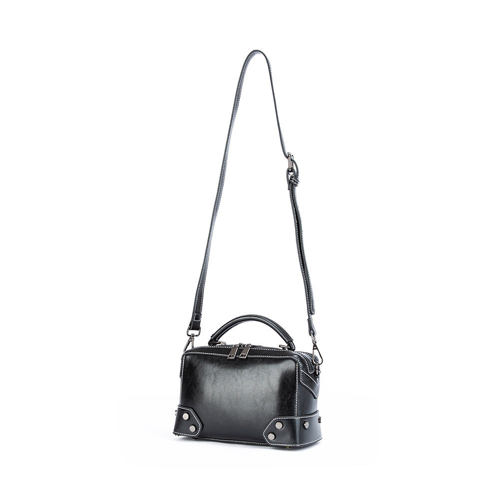 Leder Weibliche Tasche Casual Umhängetasche Trendy Dame Tasche Dame Tragbaren Brieftasche