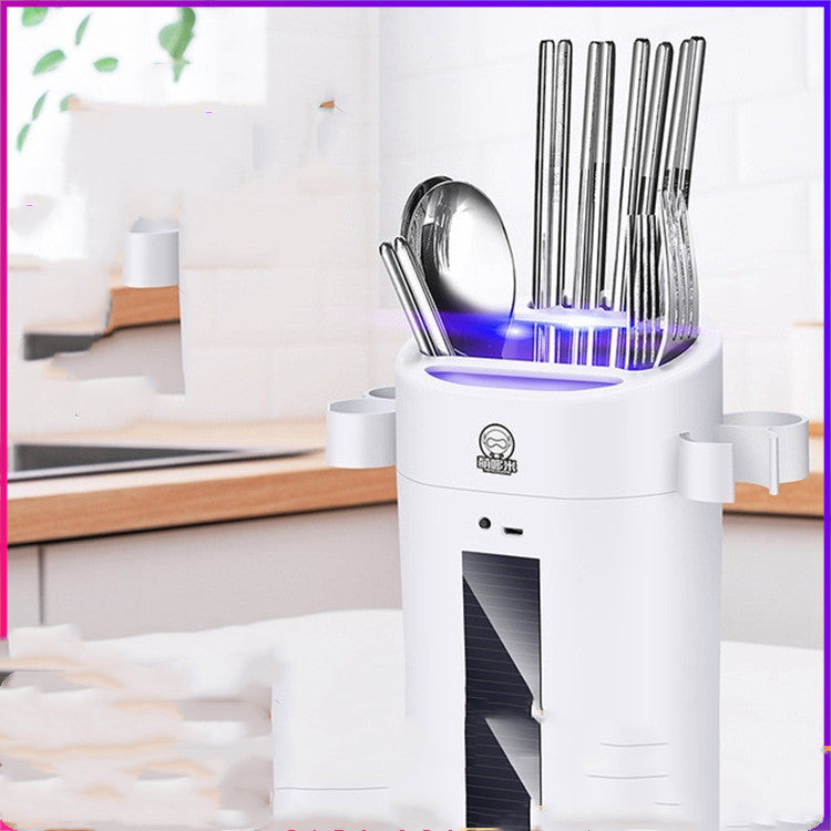 Kitchen intelligent sterilization and disinfection chopstick holder