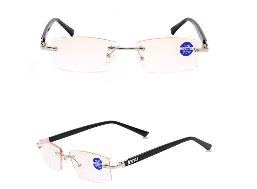 High-grade frameless reading glasses