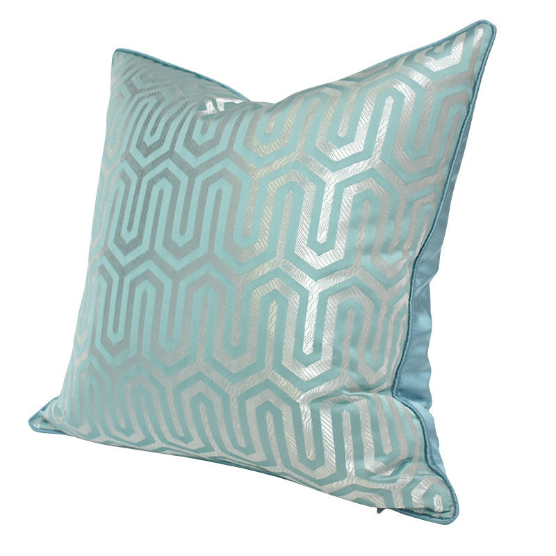 Light blue bedside pillowcase