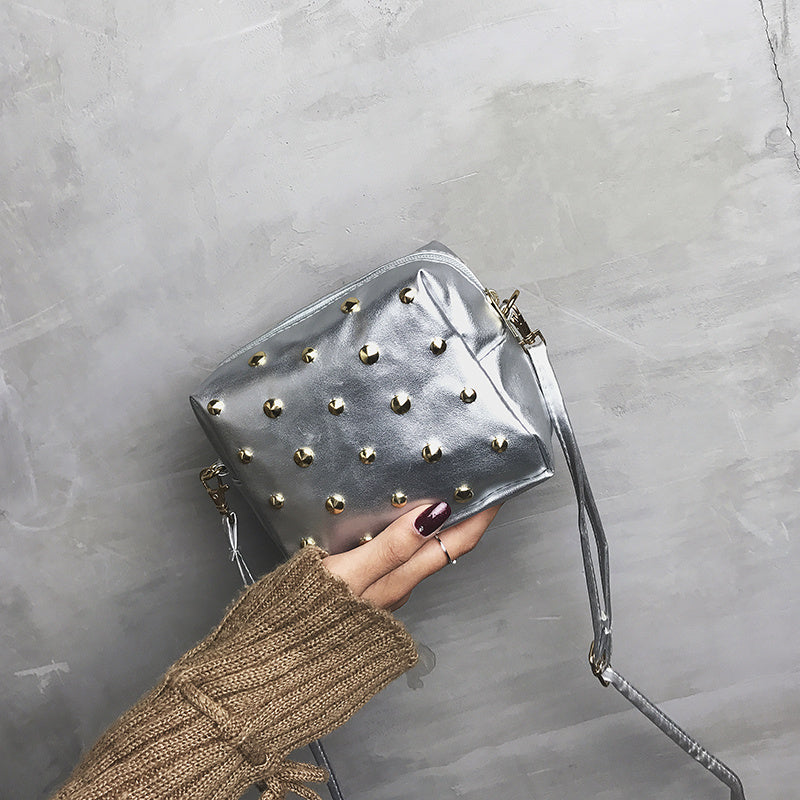 Small Bag Women New Fashion Messenger Bag Rivets