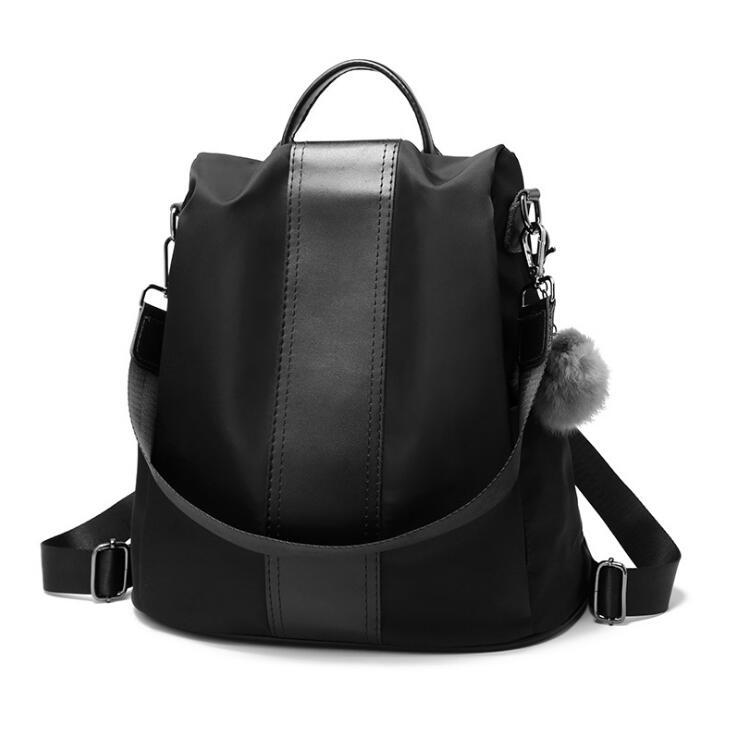 Veganer Damen Kunstleder Multifunktions-Anti-Diebstahl-Rucksack