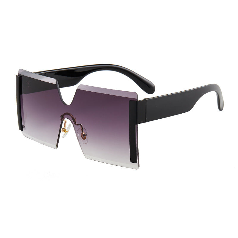 European and American Siamese Frameless Sunglasses