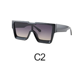 Personalized Sunglasses Trendy One-piece Frame Glasses