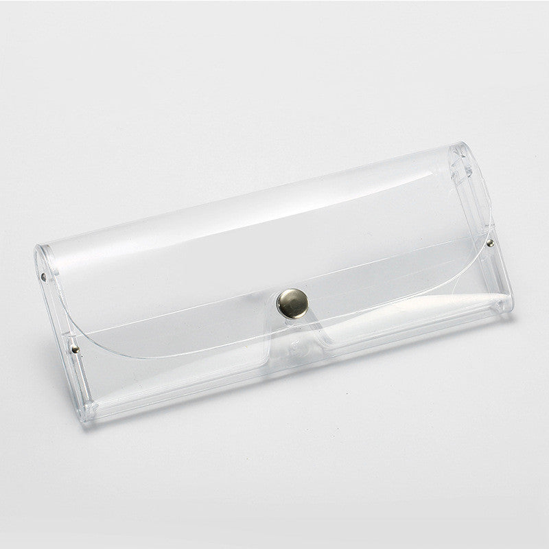 Transparent clip glasses case