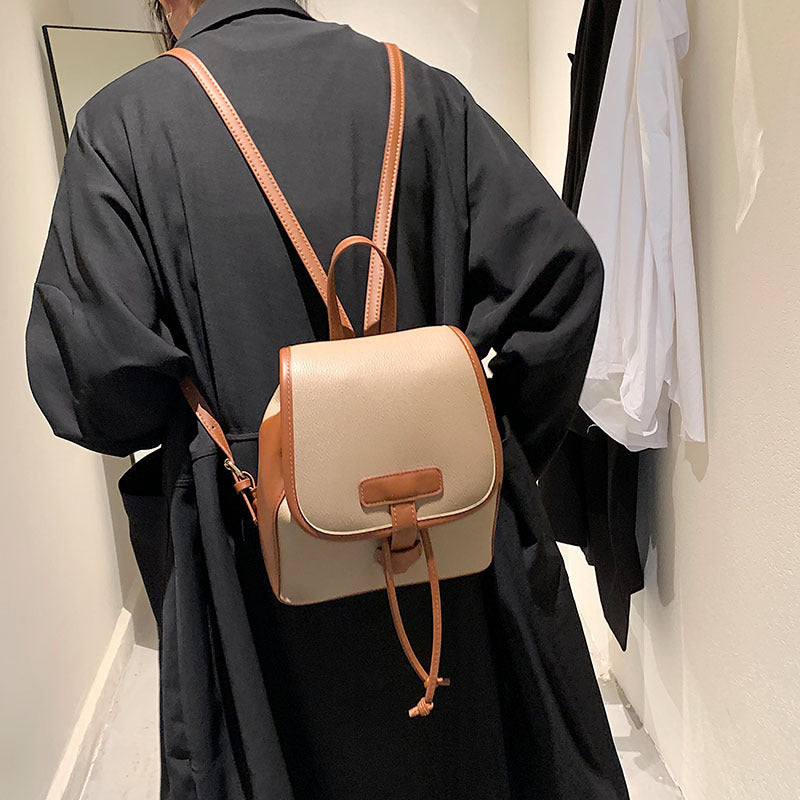 Fashion One Shoulder Messenger Bag PU Soft Leather Texture