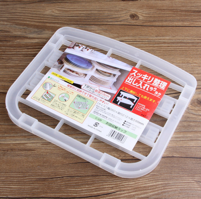 Kitchen storage plate tableware dish storage rack