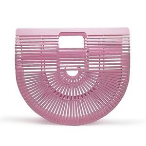 Bamboo Woven Bag Rattan Creative Beach Handbag Women