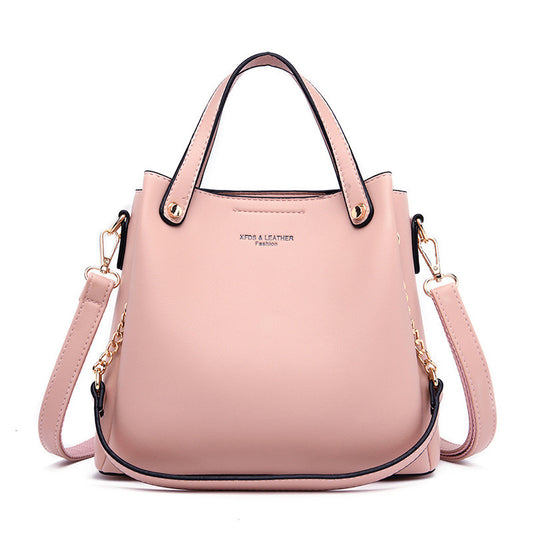 Women's Bag Korean Version Of All-match Bucket Bag Fashionable Atmosphere Trendy Handbag