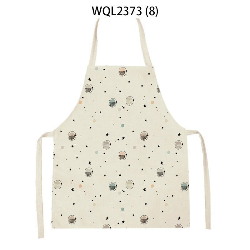 Cartoon Apron Kitchen Printing Sleeveless Blouse