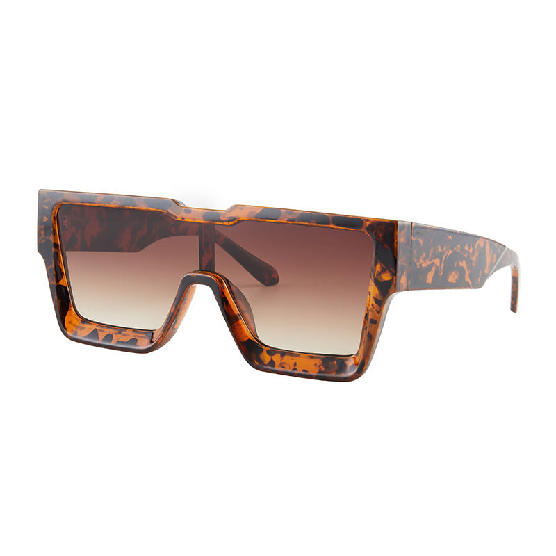 Personalized Sunglasses Trendy One-piece Frame Glasses