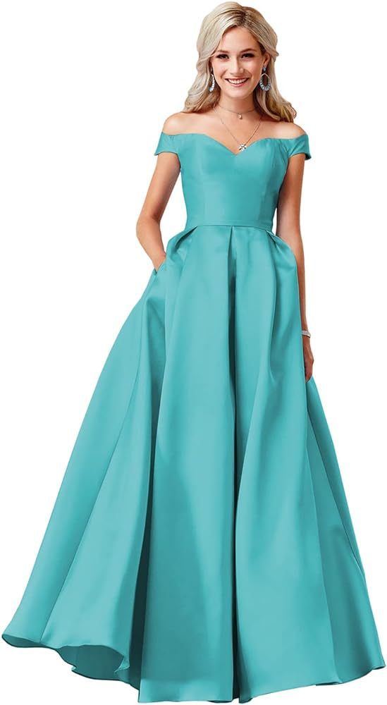 Off-the-shoulder Ball Gown Long