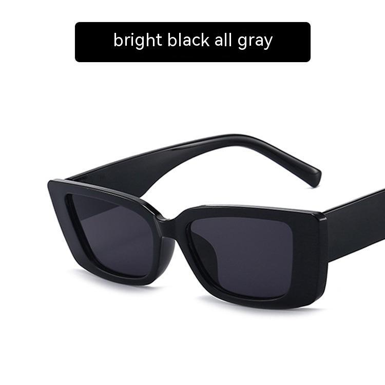 Jelly Color Square Sun Glasses Concave Shape