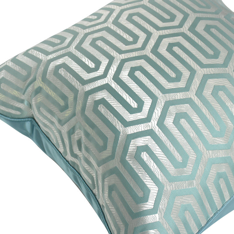 Light blue bedside pillowcase