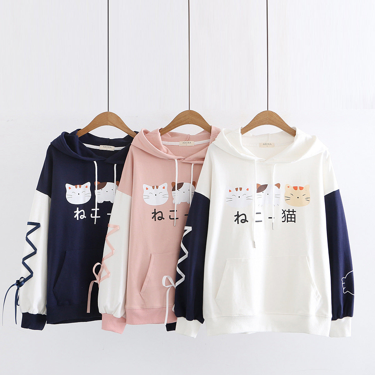 Cat printed sweater top for women