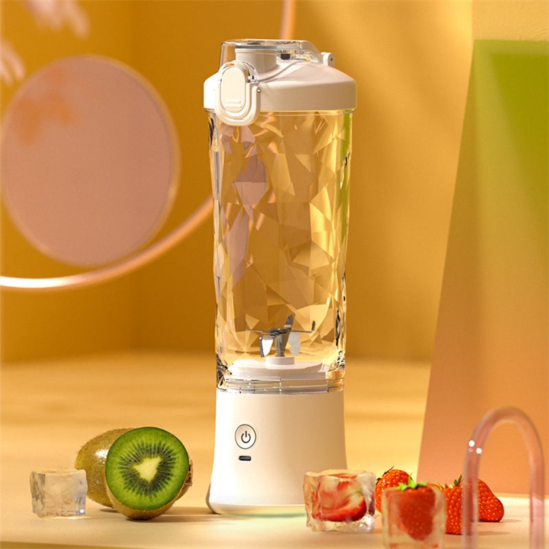 Frullatore portatile, spremiagrumi, frullatore di dimensioni personali per frullati e smoothie con 6 lame, mini frullatore, gadget da cucina