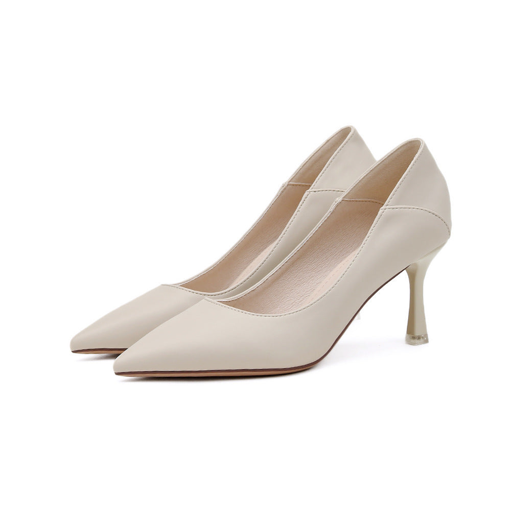 Neue koreanische Version der spitzen Zehen Nude High Heels