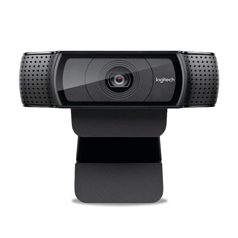 Webcam HD nera con supporto