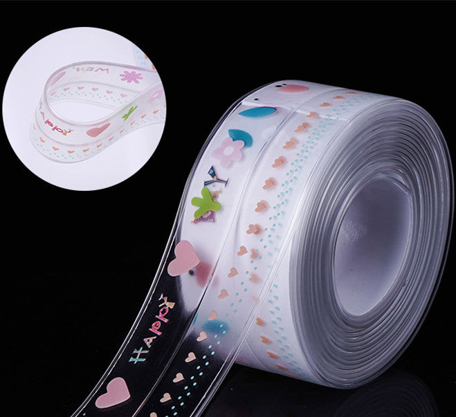 Kitchen Acrylic Waterproof Beauty Stitching Stickers