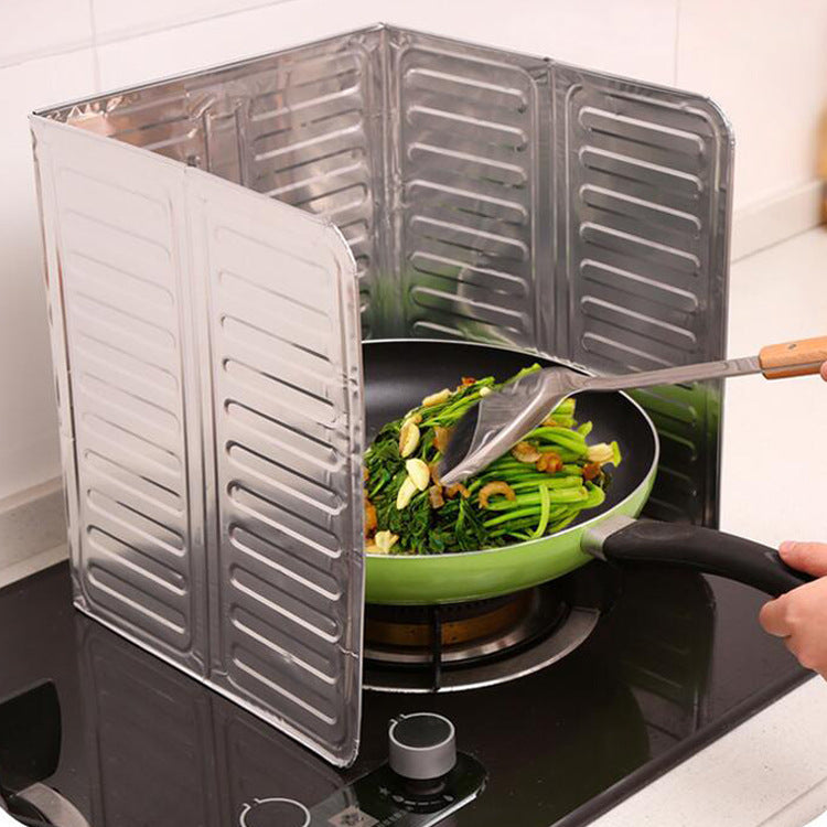 Kitchen stove oil baffle creative kitchen supplies stir fry anti splash baffle anti oil plate wholesale