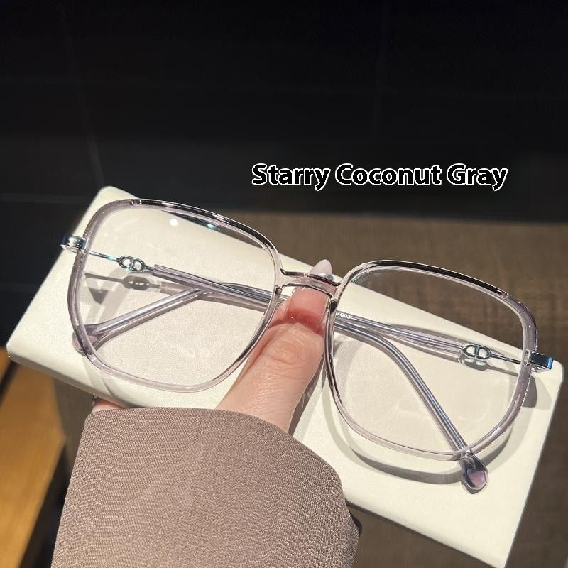 Prescription Myopia Anti Blue Light Square Eyeglass Frame