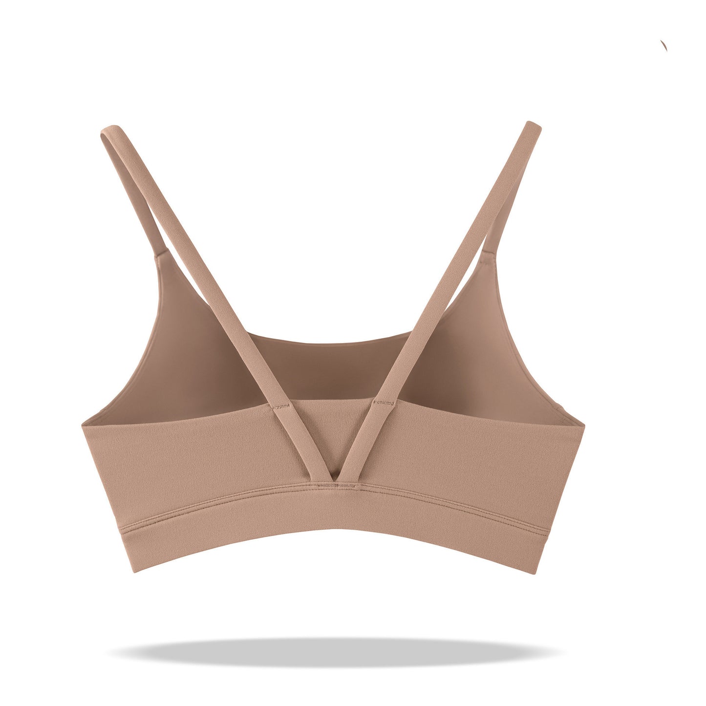 Women's Nude Shock Absorbing Brushed Sports Bra