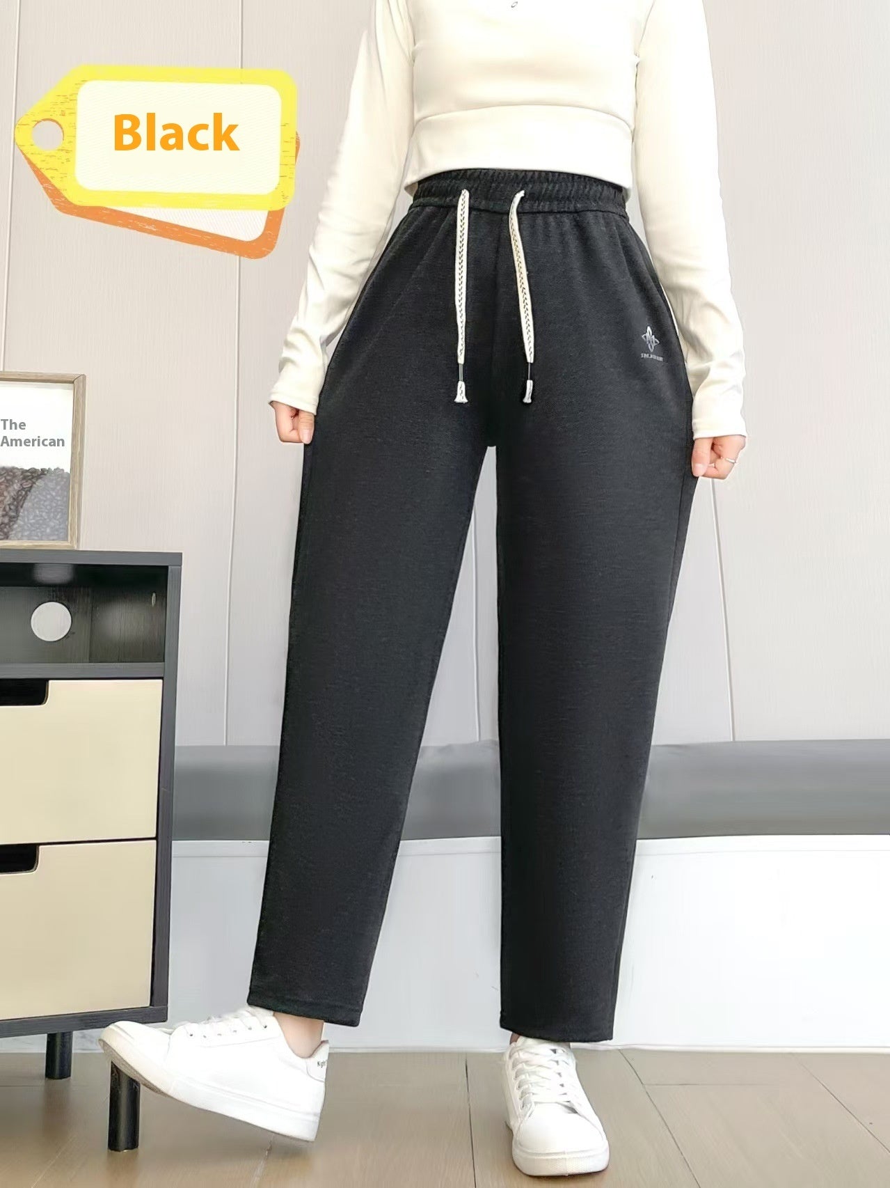 Loose Casual Pants High Waist Straight Women's Pants