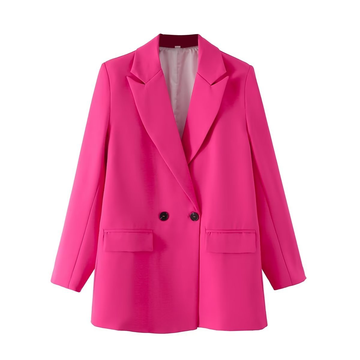 Women's Multicolor Double Breasted Suit Coat Suit