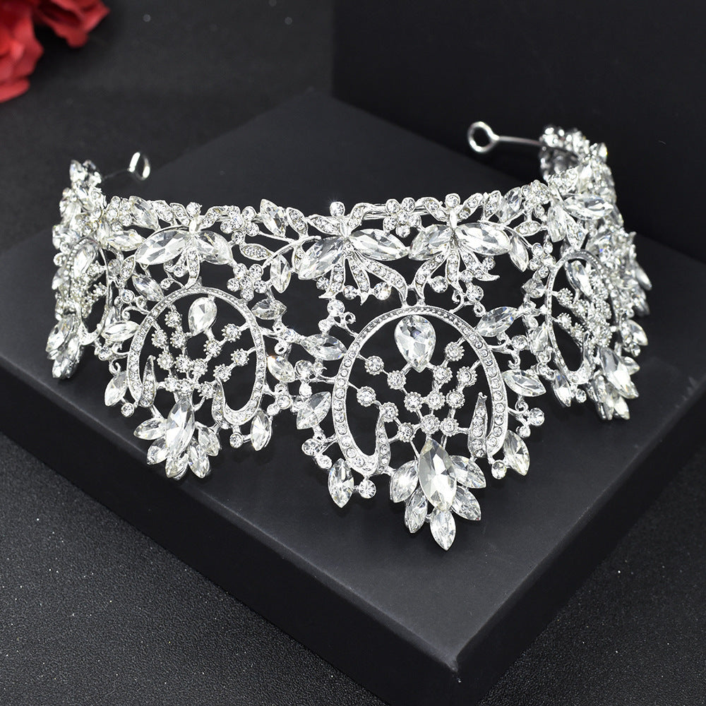 European And American Bridal Crown Rhinestone Crown Female Wedding