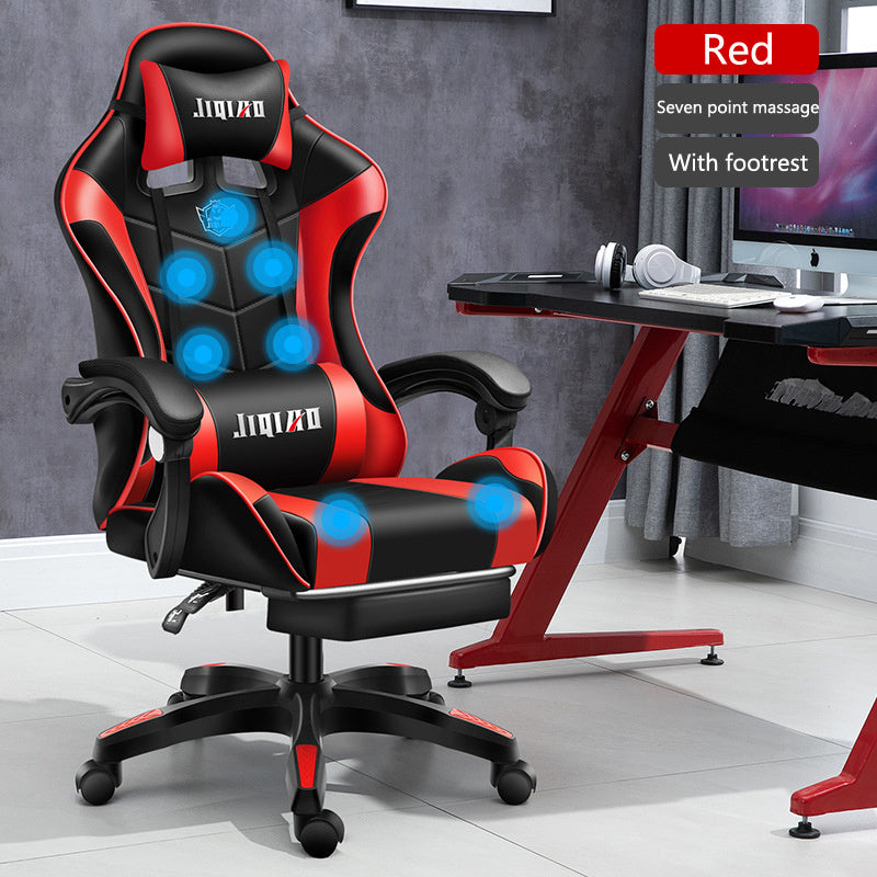 Sedia girevole ergonomica per computer da uomo, comoda per la casa, per il dormitorio e per il gaming