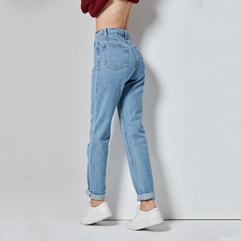 Harem Pants Vintage High Waist Jeans Woman Boyfriends