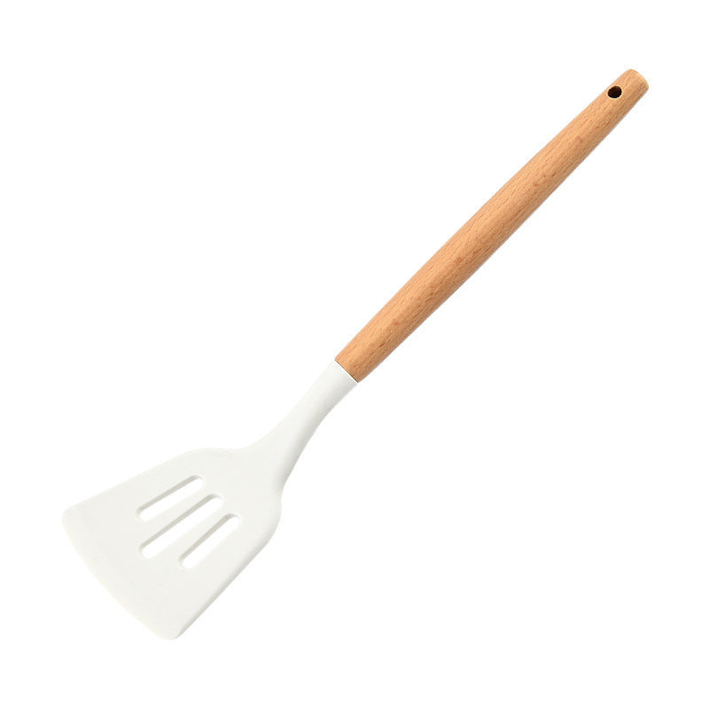 Set di utensili da cucina in silicone, spatola e cucchiaio