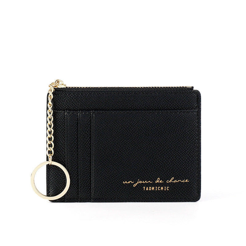 Korean Mini Keychain Small Wallet With Multiple Card Slots