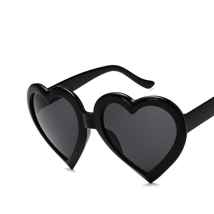 Trendy Heart-shaped Sunglasses Colorful Sunglasses Peach Heart Sunglasses