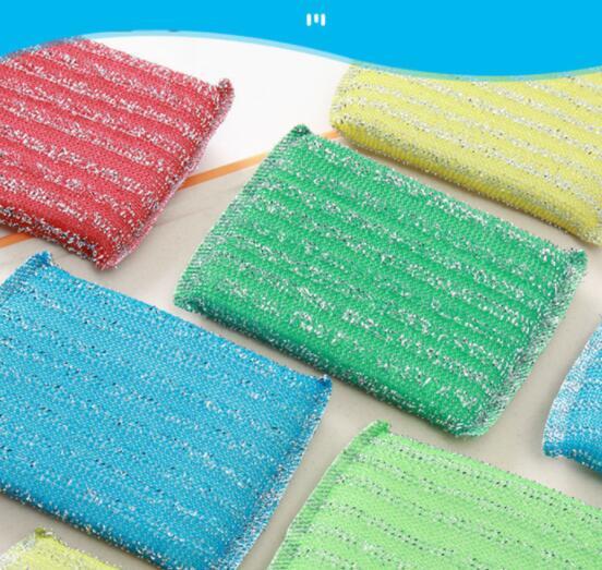 Kitchen Cleaning Sponge Block Rag Pot Brush