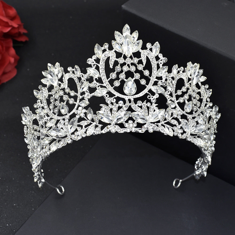 European And American Bridal Crown Rhinestone Crown Female Wedding