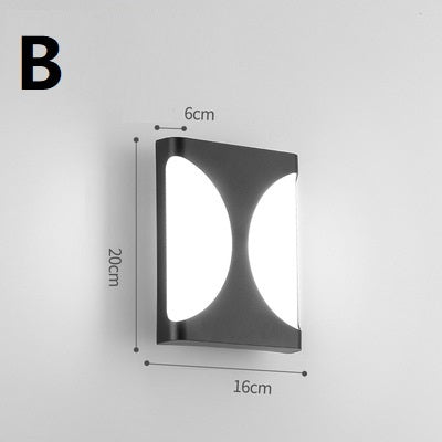 Applique da parete per esterni Illuminazione da parete per esterni impermeabile