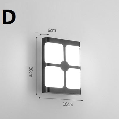 Applique da parete per esterni Illuminazione da parete per esterni impermeabile