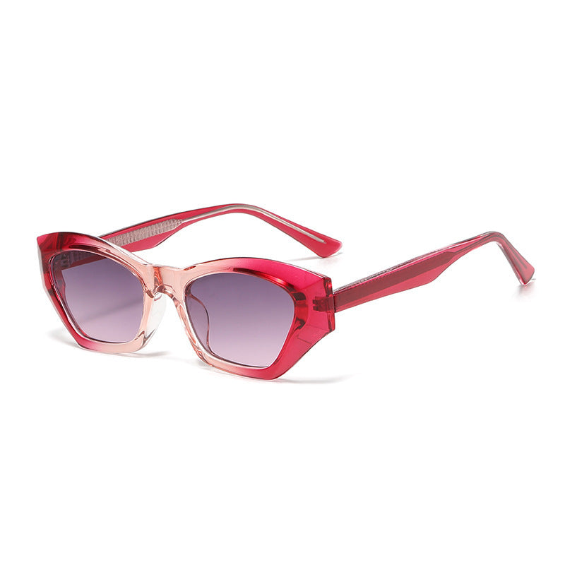 Polygonal Cat's Eye Core Insert TR Sunglasses