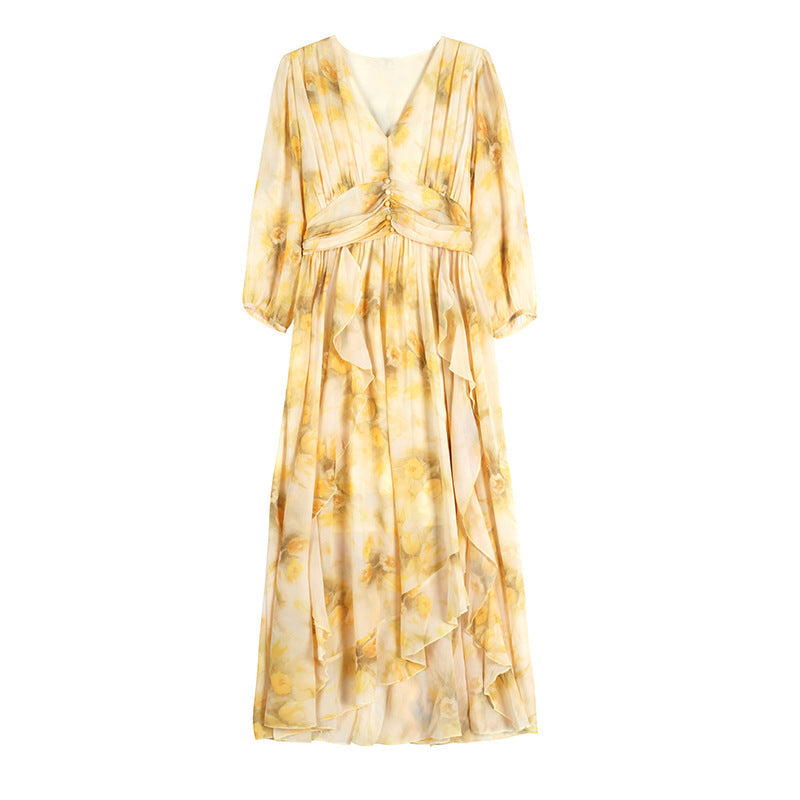 High-end And Fashionable French Chiffon Dress Women