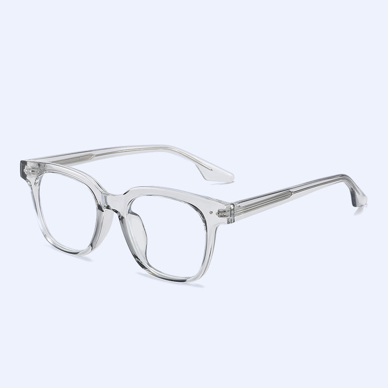 Women's Thick Frame TR90 Integrated Nose Pad Fashion Plain Style Frame High Sense Glasses