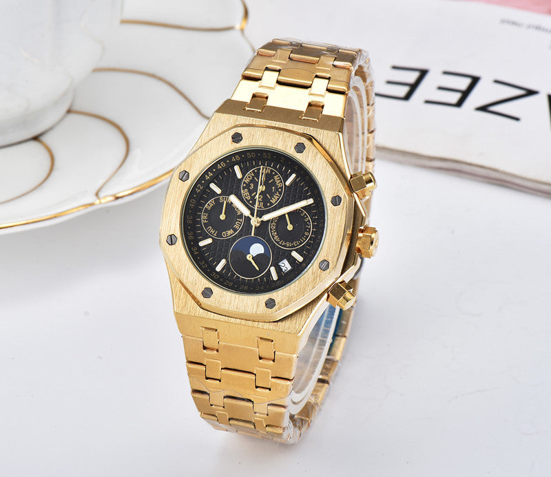 Men's Fashion Seven-pin Work Quartz Watch