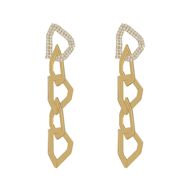 Advanced Simple Temperament Geometric Earrings Women