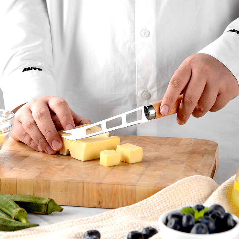 Set di utensili da cucina con manico in legno