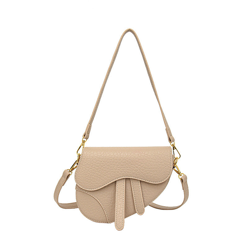 Women's Simple Shoulder Saddle Crossbody Bag