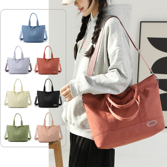 Borsa a tracolla grande capacità, nuova borsa a tracolla, casual, stile coreano, alla moda, tinta unita, per le donne