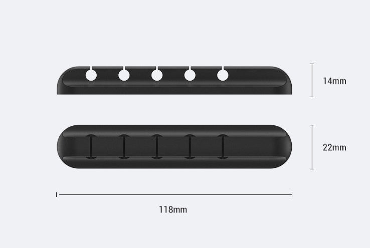 Morsetto per cavi di gestione dei cavi di stoccaggio in silicone